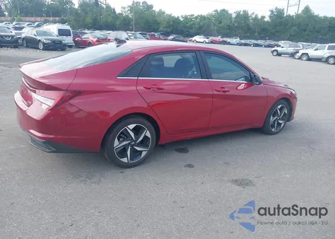 2023 Hyundai Elantra Hybrid Limited из США, поврежденный, VIN KMHLN4AJ3PU038608